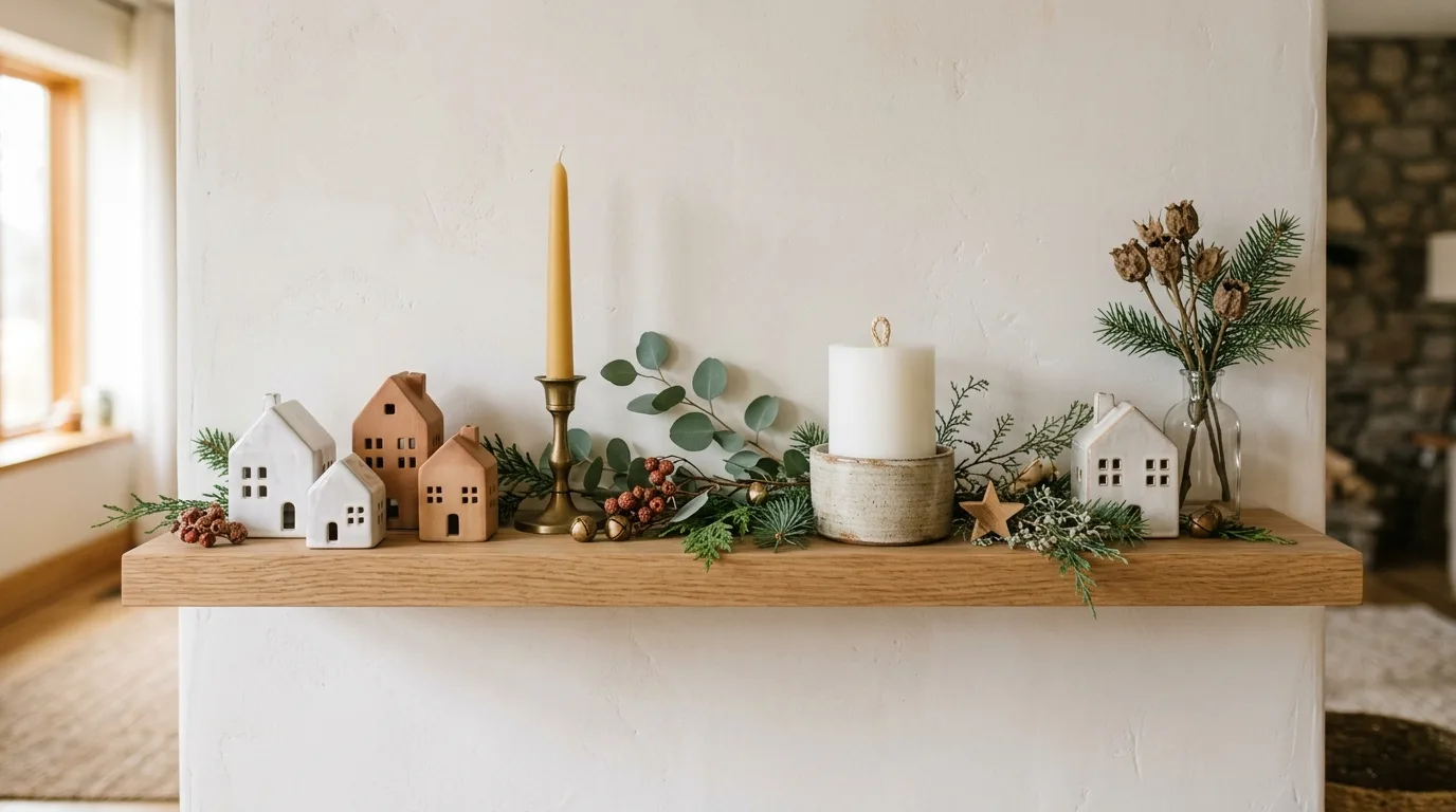 Keep wrapping and gift styling aligned with the room mood inspiration for a minimalist holiday interior.
